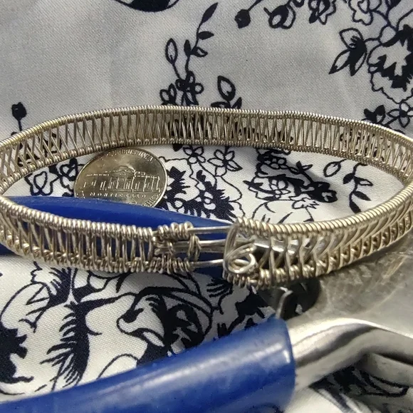 Handmade .925 silver bracelet - Picture 2 of 2